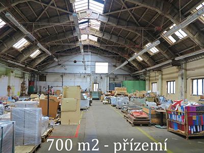Pronájem skladového prostoru 690 m²
