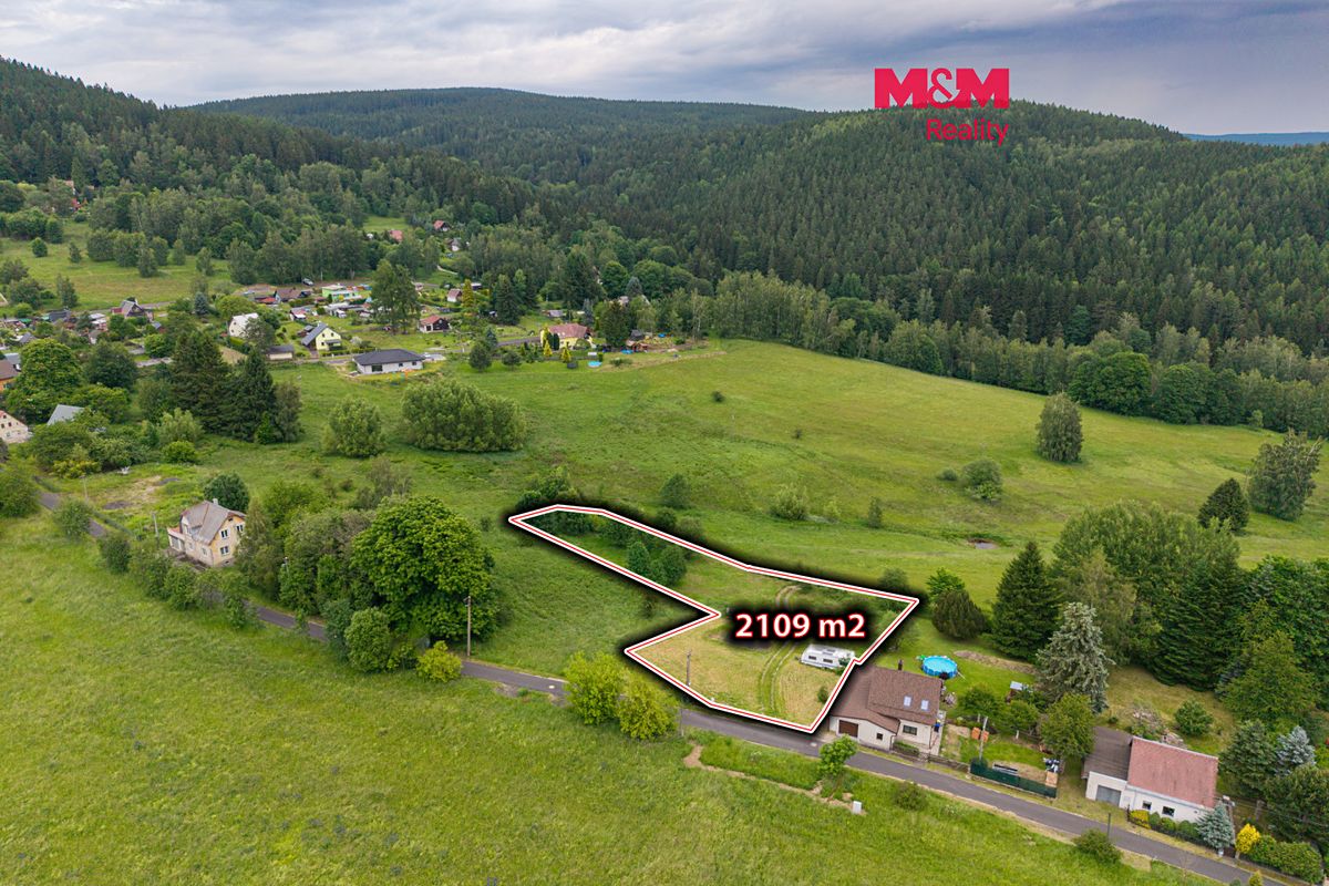 Prodej stavebního pozemku 2109 m², Rotava – fotka 1 z 3