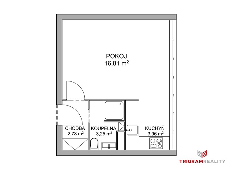 Prodej bytu 1+kk, 28 m² (8 z 8)