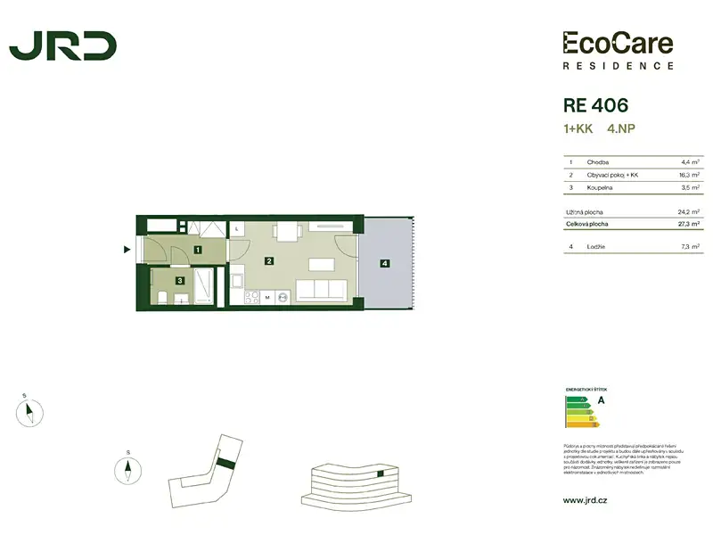 Prodej bytu 1+kk 27 m², Praha – náhled fotky 2