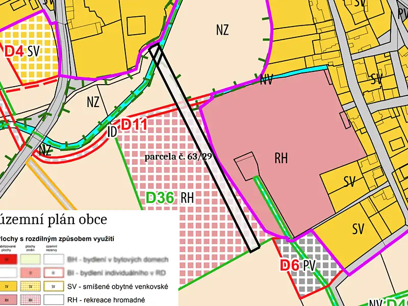 Prodej komerčního pozemku 2680 m², Dnešice – náhled fotky 3