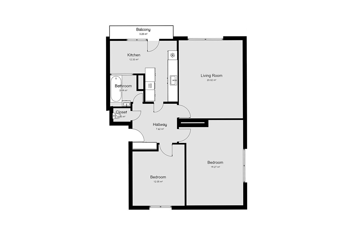 Prodej bytu 3+1 85 m² – fotografie 2
