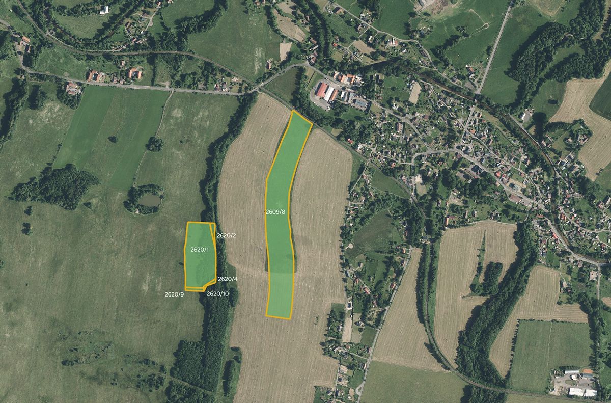 Prodej pole 36862 m²