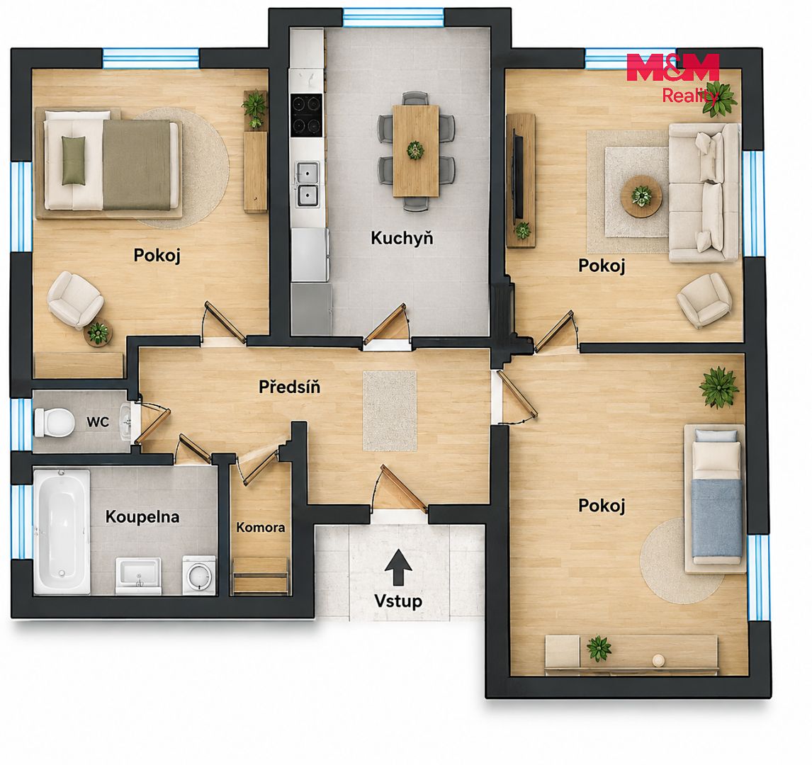 Prodej bytu 2+1 240 m² – fotografie 3