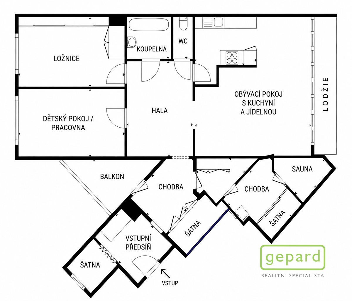 Prodej bytu 3+kk 108 m² – fotografie 3
