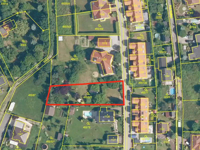 Prodej stavebního pozemku 1002 m², Psáry – náhled fotky 3