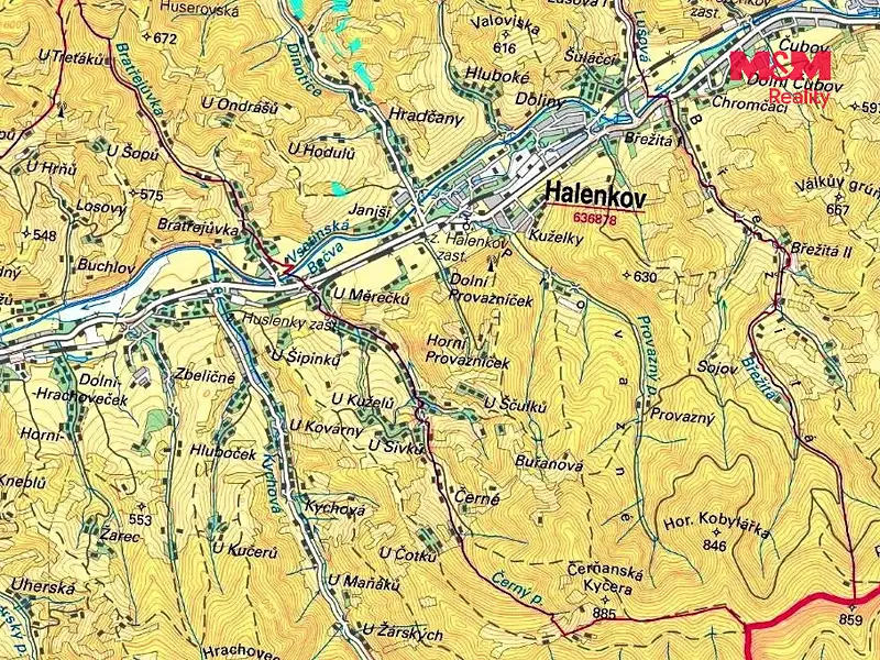 Prodej lesa 8229 m², Halenkov – náhled fotky 3