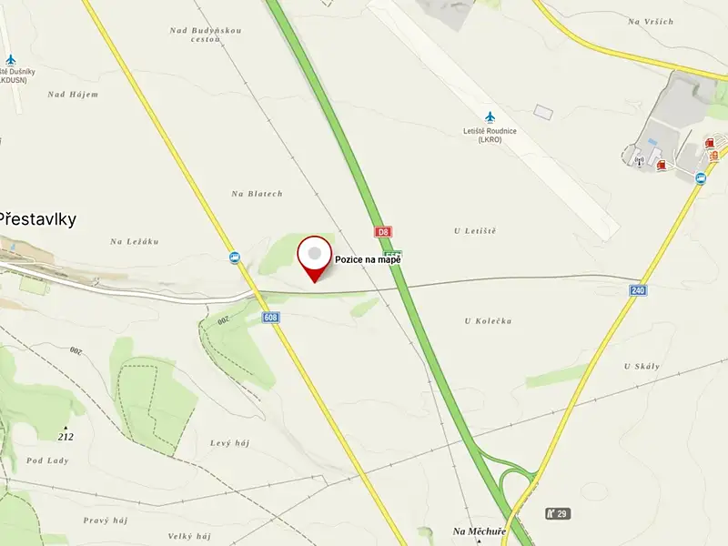 Prodej pole 10480 m², Přestavlky – náhled fotky 3