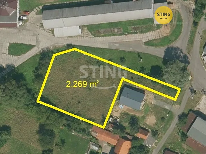 Prodej stavebního pozemku 2269 m²