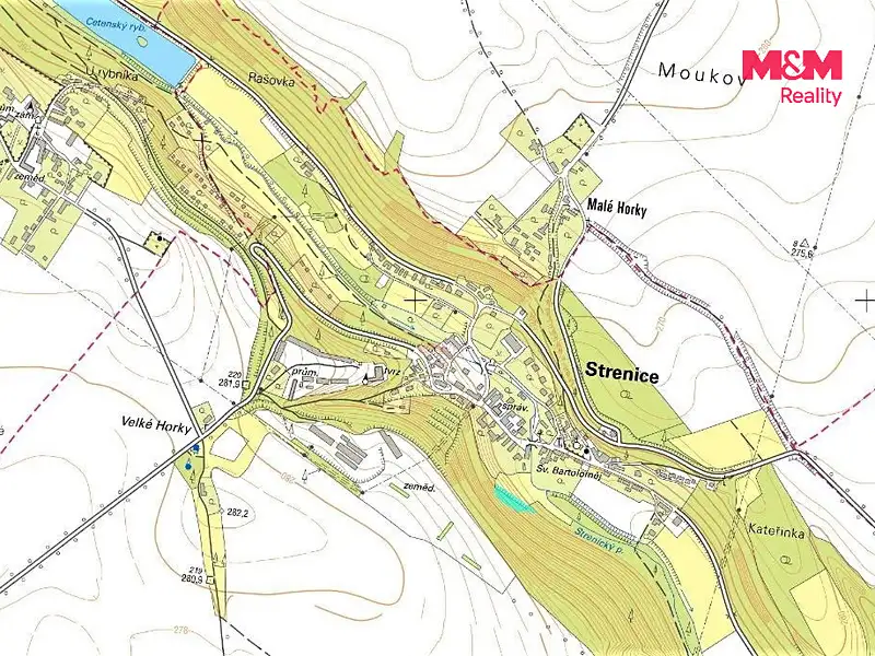 Prodej zahrady 1418 m², Strenice – náhled fotky 3