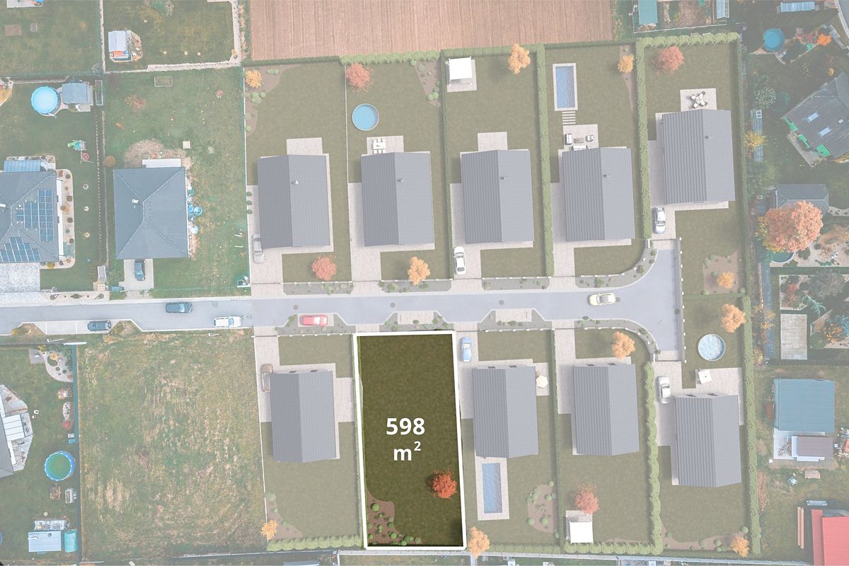 Prodej stavebního pozemku 598 m²