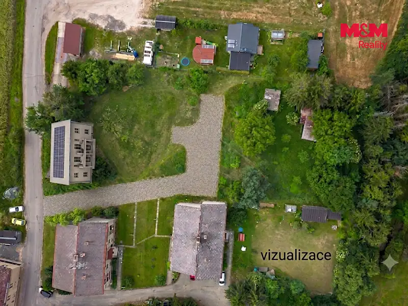 Prodej stavebního pozemku 1298 m², Hrabišín – náhled fotky 3