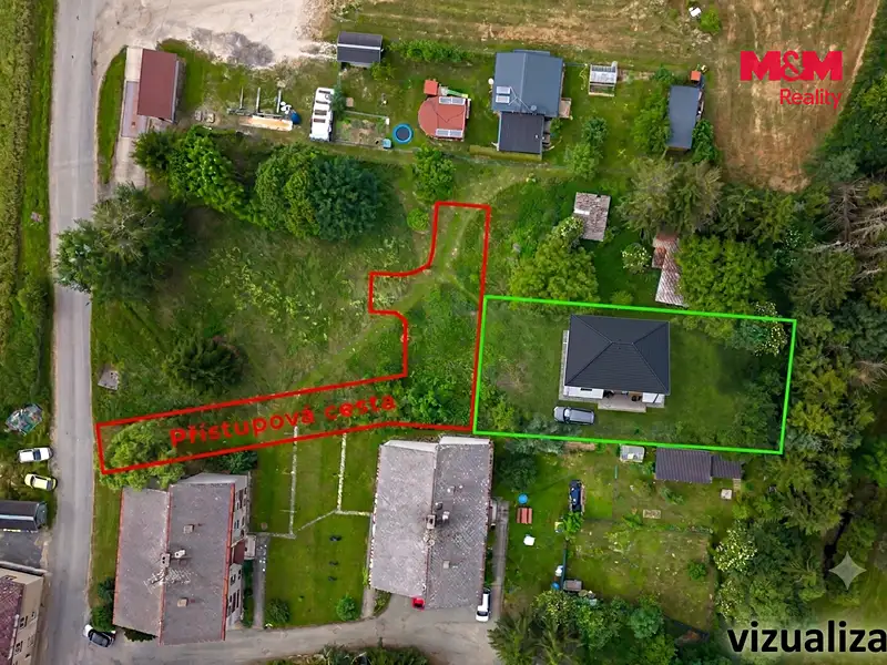 Prodej stavebního pozemku 805 m², Hrabišín – náhled fotky 2