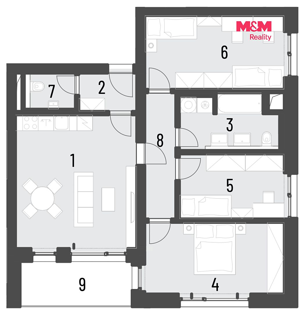 Prodej bytu 4+kk 93 m² – fotografie 2