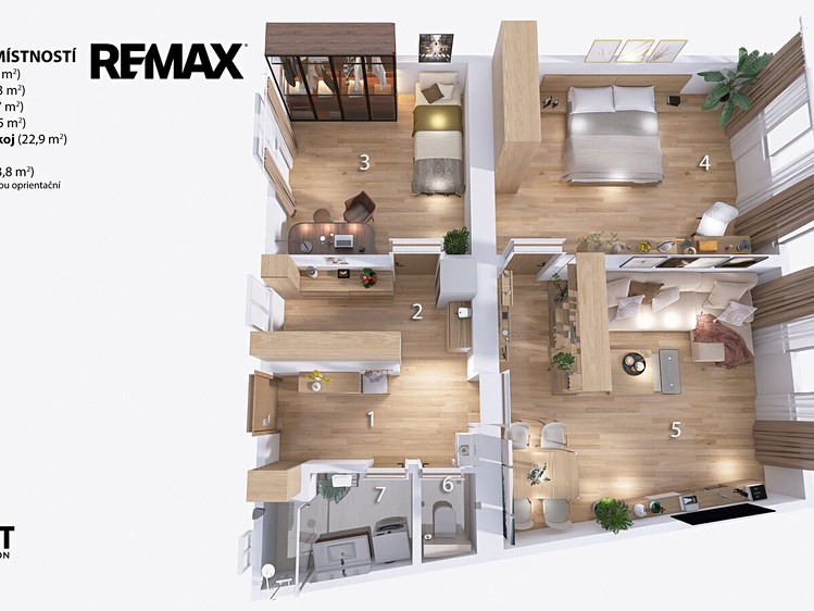 Квартира 3+1 на продаж, 73 м² (2 з 17)