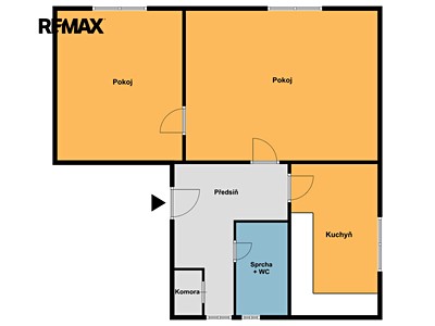 Pronájem bytu 2+1, 60 m² (2 z 13)