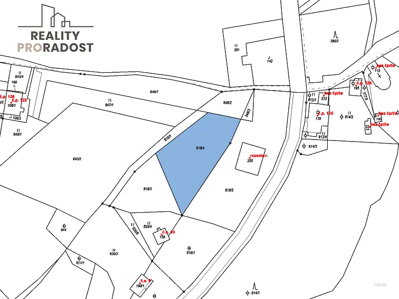 Prodej stavebního pozemku 1397 m², Krupka – náhled fotky 3