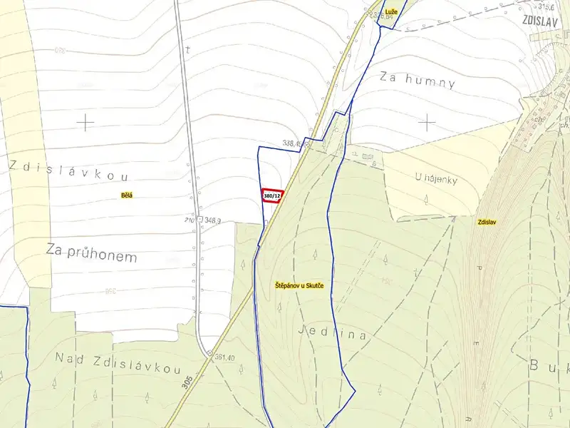 Prodej pole 1788 m², Skuteč – náhled fotky 3