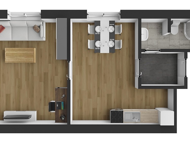 Квартира 2+kk на продаж, 40 м² (17 з 19)
