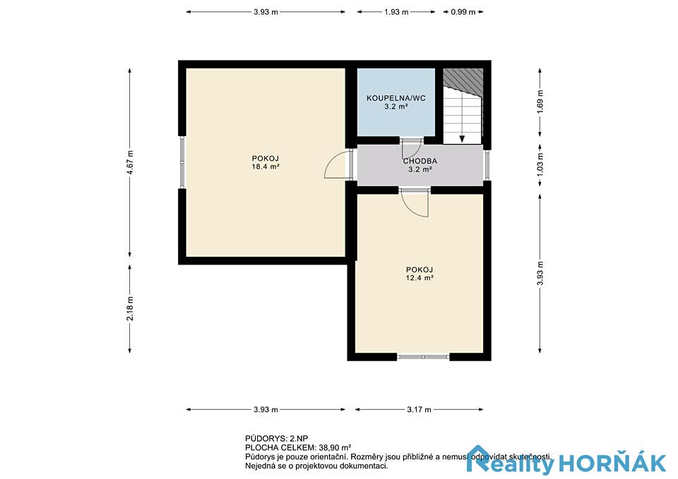 Prodej chaty 88 m², pozemek 1066 m² – fotografie 3