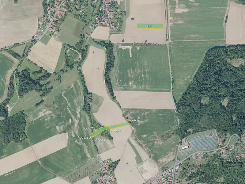 Prodej pole 15208 m², Vitice – náhled fotky 2