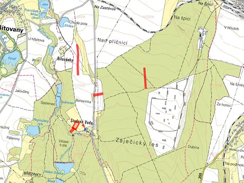 Prodej louky 19893 m², Zaječice – náhled fotky 3