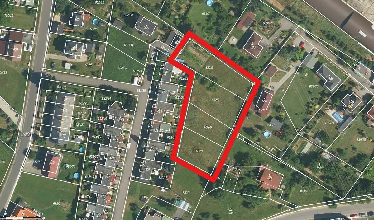 Prodej stavebního pozemku 2672 m²