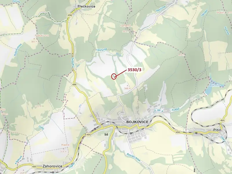 Dražba pozemku 537 m², Bojkovice – náhled fotky 1