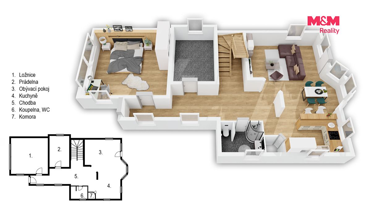 Prodej rodinného domu 277 m², pozemek 963 m² – fotografie 3