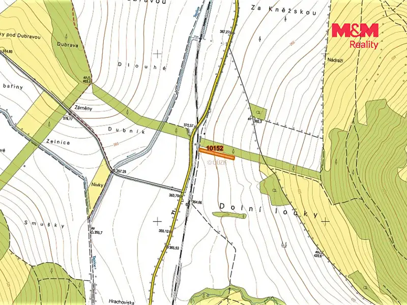 Prodej pole 1126 m², Javorník – náhled fotky 2
