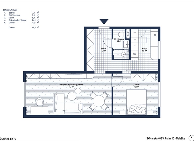 Prodej bytu 2+1, 57 m² (5 z 24)