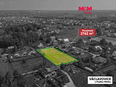 Prodej stavebního pozemku 2762 m²