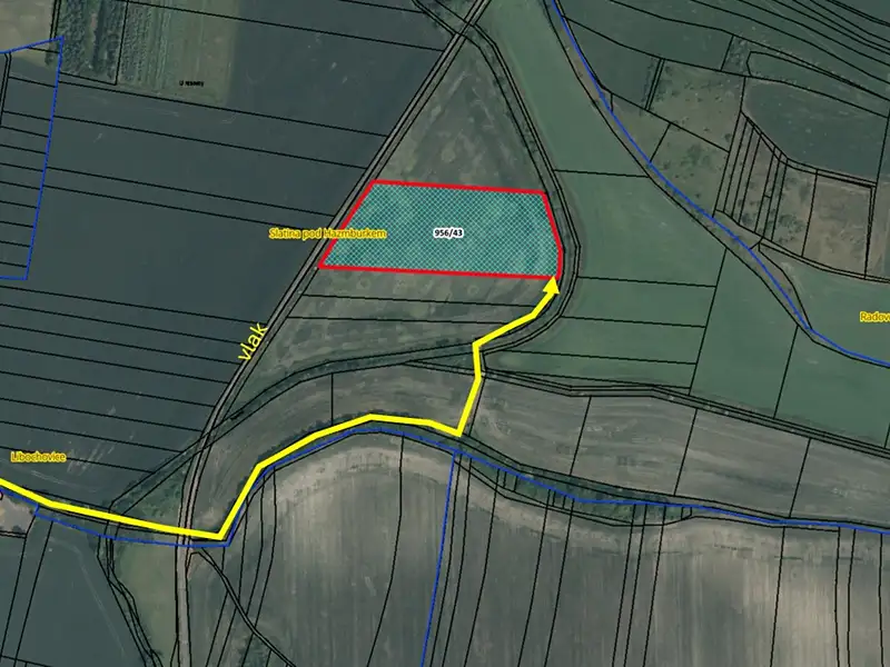 Prodej pole 14409 m², Slatina – náhled fotky 3