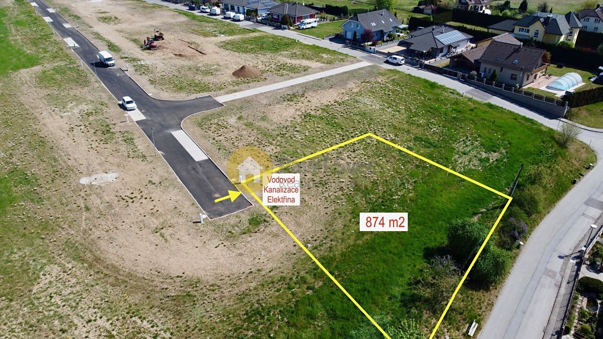 Prodej stavebního pozemku 874 m², Strakonice – fotka 1 z 3