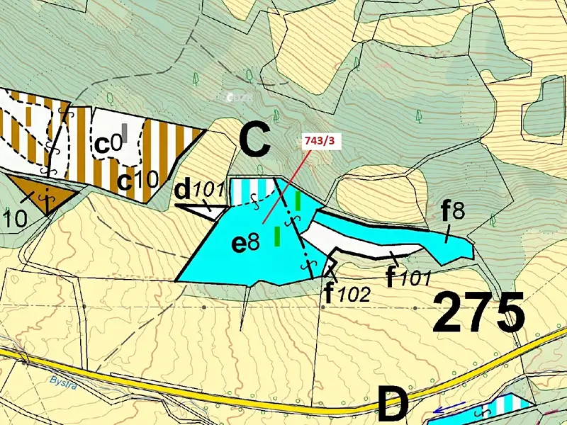 Dražba lesa 12778 m², Česká Kamenice – náhled fotky 3