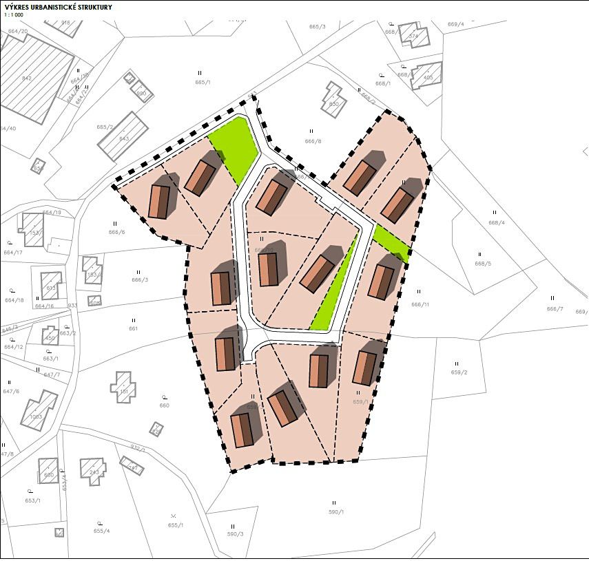 Prodej stavebního pozemku 1006 m²
