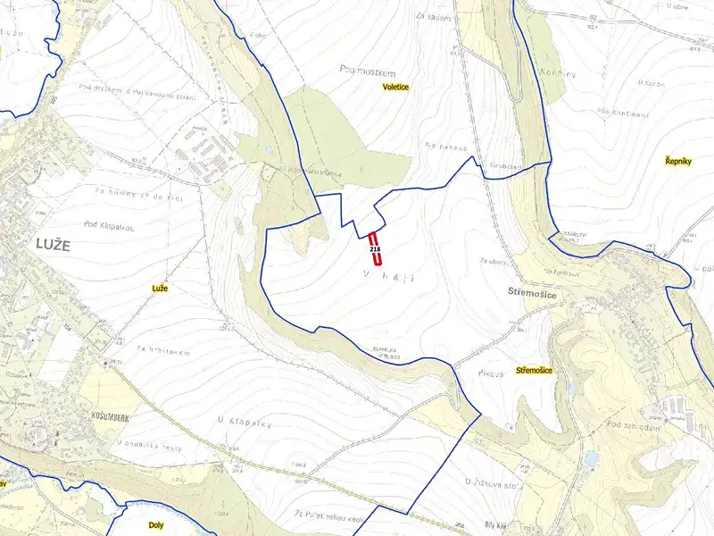 Prodej pole 3348 m², Střemošice – náhled fotky 3
