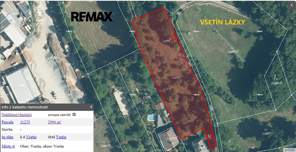 Prodej stavebního pozemku 2994 m² – fotografie 3