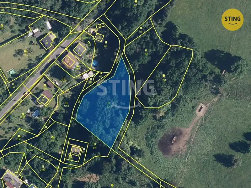 Prodej stavebního pozemku 2221 m², Tvrdkov – náhled fotky 2