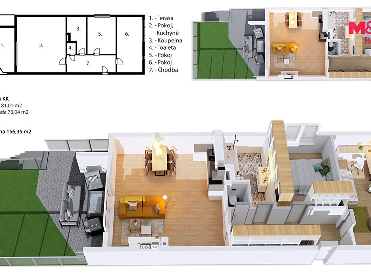 Wohnung 3+kk zum Kauf, 81 m² (7 von 21)