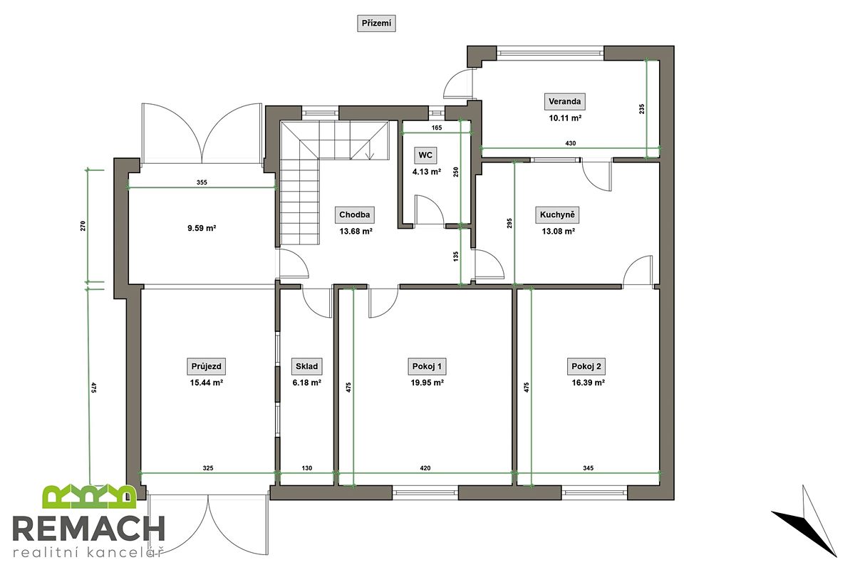Prodej rodinného domu 259 m², pozemek 1288 m² – fotografie 2