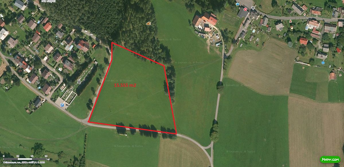 Prodej stavebního pozemku 15555 m² – fotografie 2