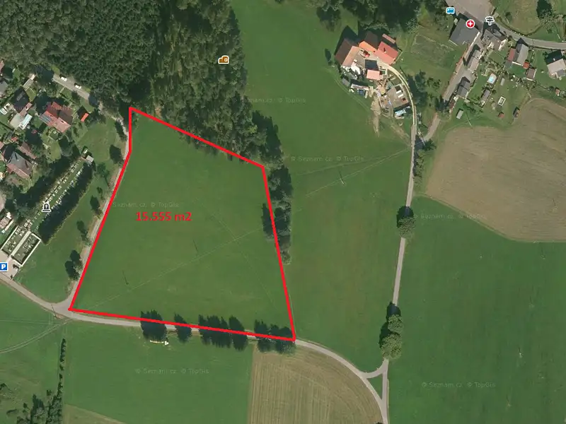 Prodej stavebního pozemku 15555 m², Machov – náhled fotky 2