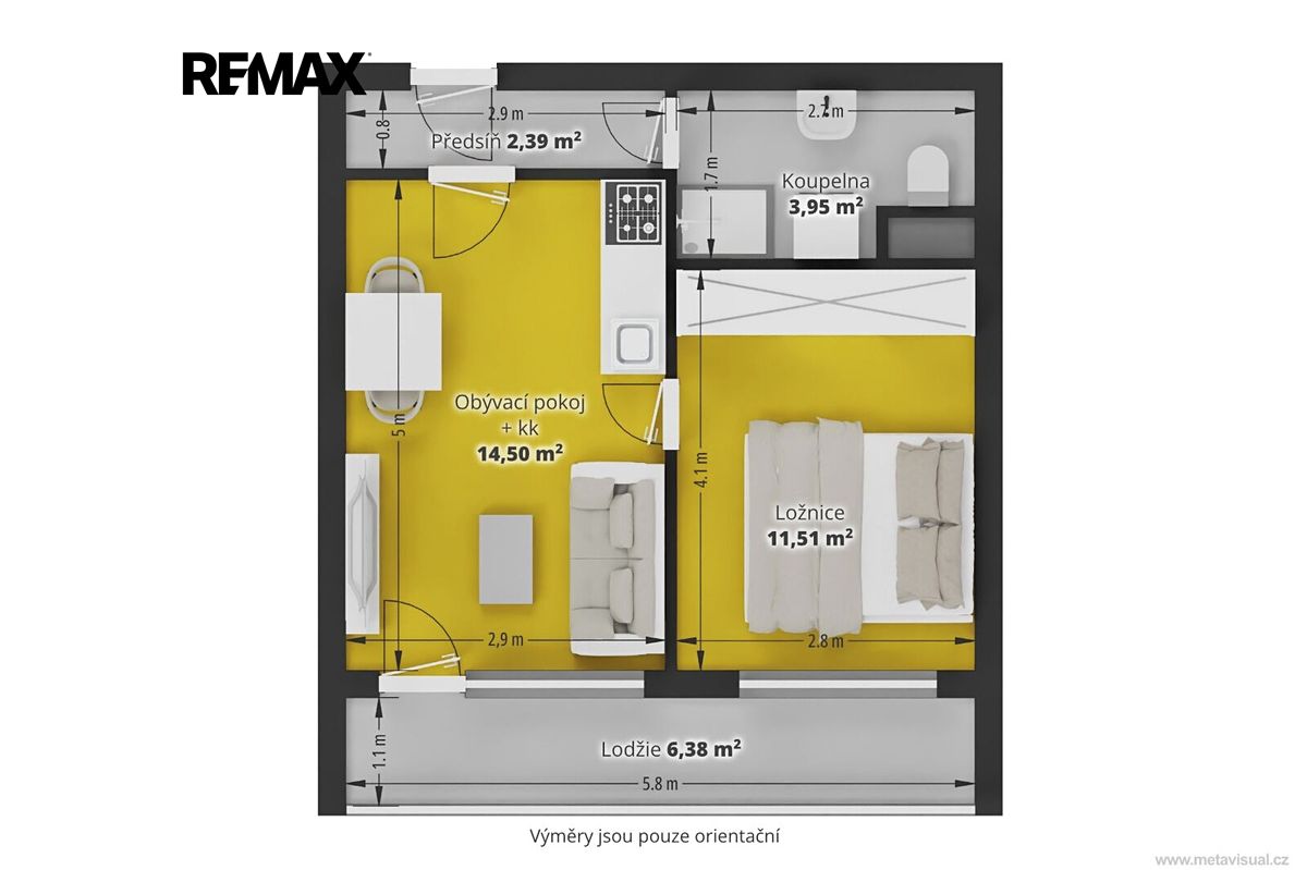 Prodej bytu 1+1 36 m² – fotografie 5