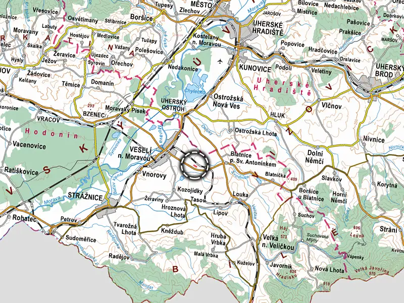 Prodej pole 2549 m², Veselí nad Moravou – náhled fotky 3