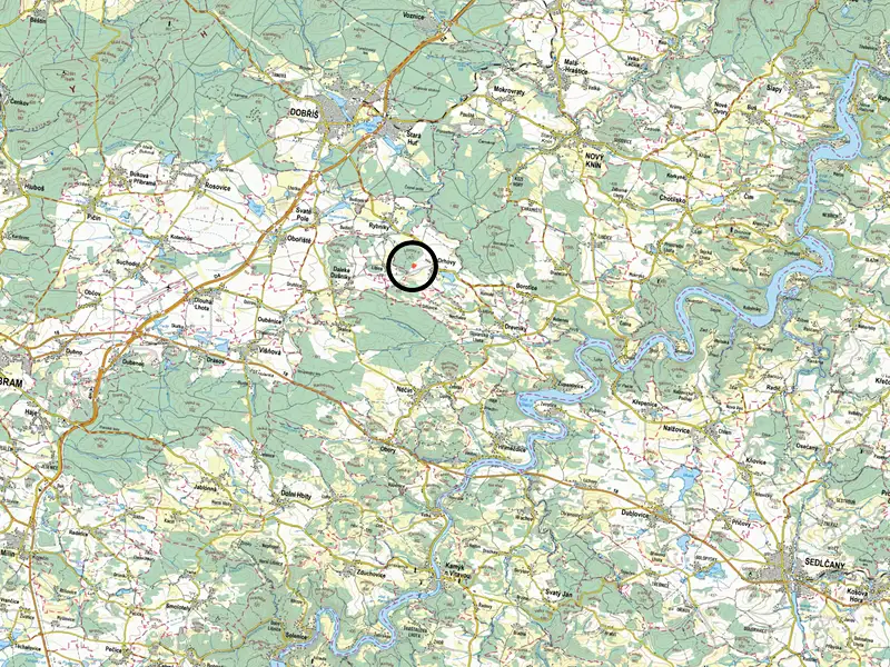 Prodej pole 8220 m², Drhovy – náhled fotky 3