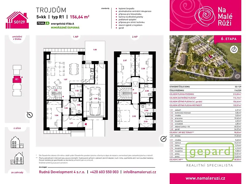 Prodej rodinného domu 157 m², pozemek 313 m², Drahelčice – náhled fotky 2