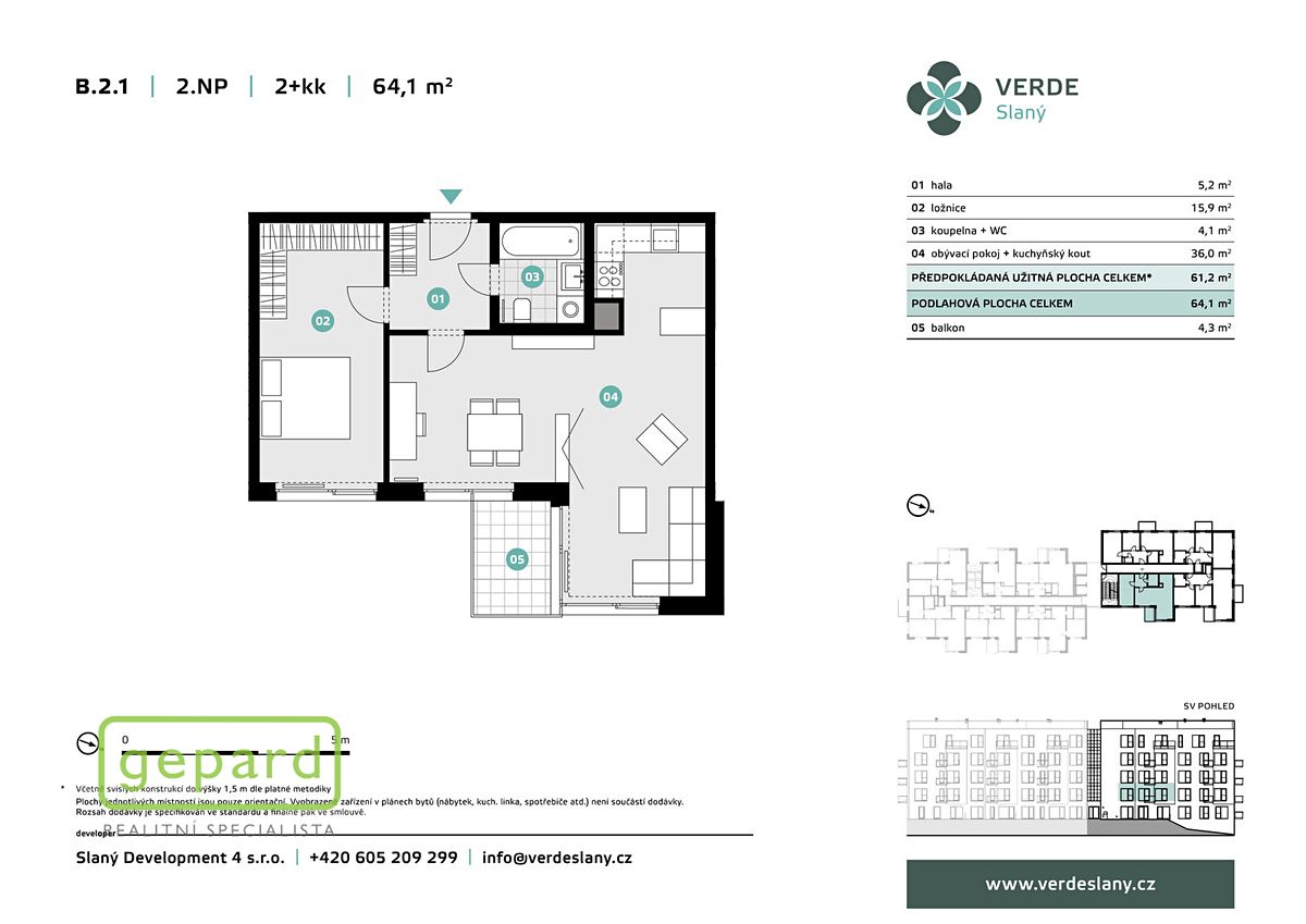 Prodej bytu 2+kk 61 m² – fotografie 2