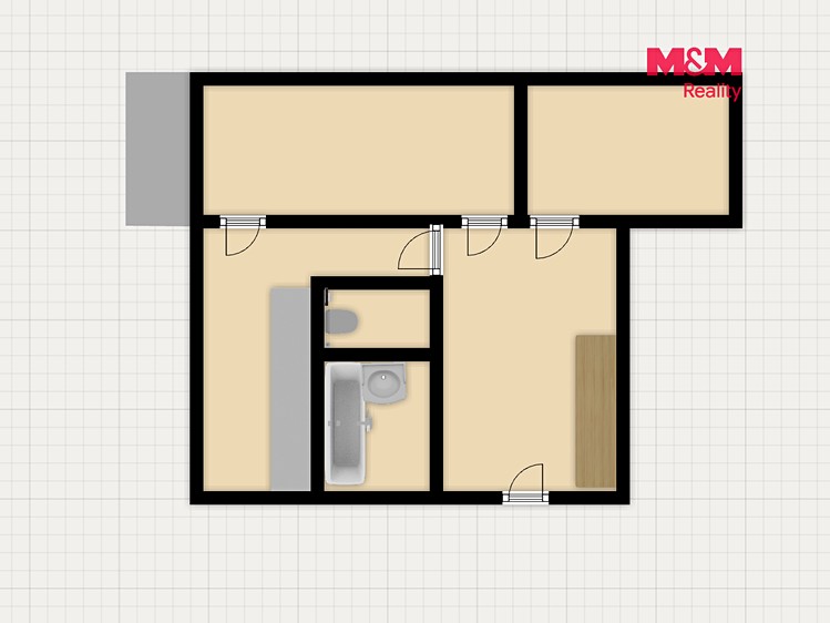Prodej bytu 2+1, 59 m² (9 z 10)