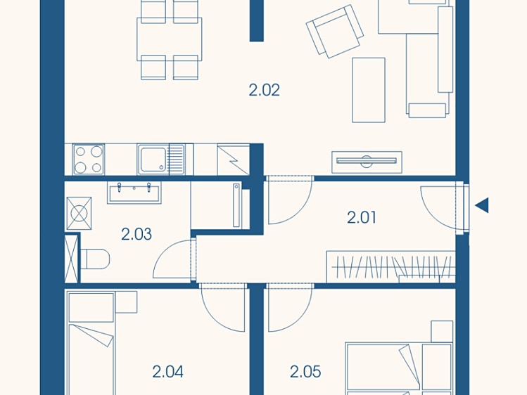 Квартира 3+kk на продаж, 70 м² (17 з 18)